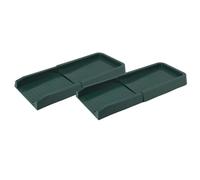 CHICIRIS Prolunga per Grondaia, Blocco Paraspruzzi in PP Resistente alle Intemperie per Esterni, con Installazione Rapida Ed Efficiente Dispersione dell'Acqua (Green)