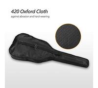 CHICIRIS Protezione della Borsa del Portatore di Chitarra, la Borsa in Tessuto Oxford 420D Resistente per 38 "chitarre