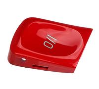 CHICIRIS Pulsante Interruttore Al Volante, Copertura M1 M2 Sostituibile per M3 E46 1998 2004, con Materiale ABS di Alta qualità Facile Installazione (rosso)