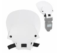 CHICIRIS Reflettore Flash di Forma Leggera Universale Softbox per la Fotocamera Ad Alta Efficienza Riflettente Materiale PU Bianco