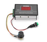 CHICIRIS Regolatore di velocità del Motore CC PWM, con Interruttore Start Stop, CC 6-60 V 12 V 24 V 36 V 48 V 30 A