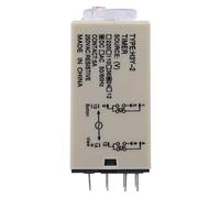 CHICIRIS Relè Temporizzato H3Y-2, Intervallo di Ritardo Regolabile a 8 Pin 0-10 S con Quadrante Trasparente, per Controllo Industriale di Elettrodomestici (24 V)
