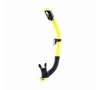 CHICIRIS Respiratore Snorkeling Immersione Valvola Impermeabile Automatica, Tubo Snorkeling Disseo Anti Perdite con Ugello in Silicone per Food Grade (Nero Giallo