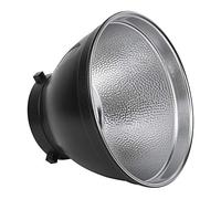 CHICIRIS Riflettore Standard per Mount, Angolo 55°, 55° | Materiale in lega di alluminio, leggero, ideale per la fotografia di ritratti, uscita luminosa robusta e uniforme