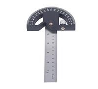 CHICIRIS Righello Angolare per la Lavorazione del Legno, Goniometro per Troncatrice in ABS con Scala Accurata per la Misurazione dei Bordi e L'incisione (8 pollici)