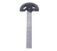 CHICIRIS Righello Angolare per la Lavorazione del Legno, Goniometro per Troncatrice in ABS con Scala Accurata per la Misurazione dei Bordi e L'incisione (12 pollici)