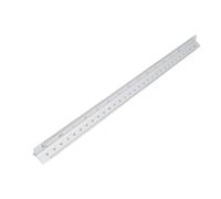 CHICIRIS Righello da Design in Alluminio da 30 Cm in Scala Ingegneristica per Progetti di Illustrazione Tecnica e Architettura Precisi (SILVER)