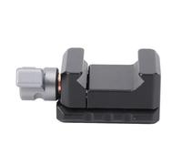 CHICIRIS Rilascia Rapida Morsetto di Binario, Adattatore per Morsetto con Binario della Fotocamera in Alluminio con Fori a Vite da 1/4 da 3/8 Pollici, per la Luce del Display della