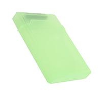 CHICIRIS Robusta Custodia Antistatica a Prova di umidità per Disco Rigido con Struttura in ABS SSD HDD da 2,5 Pollici (GREEN)