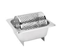 CHICIRIS Rullo di Spargitori di Burro, Distributore in Acciaio Inossidabile per Applicazione Uniforme del Burro a Pane, Hot Dog, e Hamburger, Rullo Staccabile