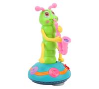 CHICIRIS Sassofono Elettrico Giocattolo per Bambini, Design Attorcigliato e | Materiale ABS, Alimentato a Batteria, Gioco Sensoriale Interattivo, Sviluppa la Percezione Musicale