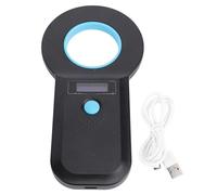 CHICIRIS Scanner per Microchip per Animali Domestici, Lettore Portatile di Chip per Animali per Cani e Gatti con USB C, Lettore Portatile FDX B/EMID con 128 Archivi Dati