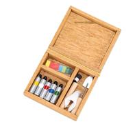 CHICIRIS Scatola di Colori per Casa delle Bambole in Miniatura, | Assemblaggio Fai-da-te, Decorazione Compatta per la Scrivania, Tocco Morbido Senza Sbavature, Adatto per Case delle Bambole