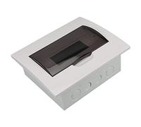 CHICIRIS Scatola di Distribuzione per Interni Custodia per Interruttore | Costruzione in Acciaio Inossidabile e PC, Compatibile con Guida DIN a 10 Vie, Sicurezza per Montaggio a Parete per Interni,