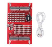 CHICIRIS Scheda Tester RAM DDR4 DDR5, Strumento di Rilevamento della Memoria con Doppio Alimentatore e Indicatore LED, Rilevatore Portatile di Cortocircuiti e Circuiti Aperti per la