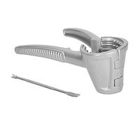CHICIRIS Schiaccianoci in Lega di Alluminio Resistente con Clip in Noce per Utensile da con Ago in Noce per gli Amanti delle Noci Colore Argento 6,8 Once (SILVER)