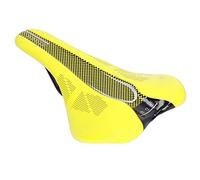 CHICIRIS Sella per Mountain Bike, Sedile per Bicicletta Cavo Traspirante Morbido e Confortevole in Pelle Microfibra con Coda Ampia e Design della Testa Giù per Bici da Strada Bici (YELLOW)
