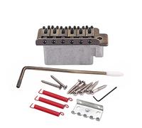 CHICIRIS Selle per Ponte per Chitarra, Lega di Zinco, Ponte Tremolo Vintage con Braccio a Pressione per Chitarre Elettriche ST FD SQ (Bronzo verde)