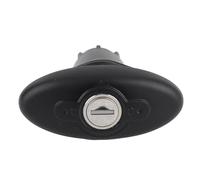 CHICIRIS Serratura per Tappo Camion, Chiusura per in Lega di Zinco per Pannelli Porta da 1 a 35 Mm con Design a Maniglia Ovale, per Porta della Cabina Yacht