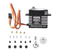 CHICIRIS Servo Senza Spazzole da 45 kg, Basso Rumore, Prova d'Acqua, Tutto Servo in Metallo per Alta Efficienza e Prestazioni Affidabili, Realizzato con Lega di Alluminio, Adatto per