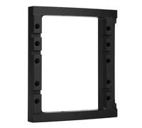 CHICIRIS Servo Servo Mount Bracket, Supporto per Paraurti in Lega di Alluminio a Struttura Stabile per un Cingolio RC 1/10 con Eccellente Dissipazione di Calore, Look Elegante (BLACK)