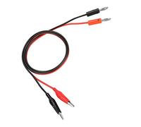 CHICIRIS Set Cavi con Morsetto/supporto A Banana 80 Cm 30 V 5 A per Alimentatori Multimetro per Test Elettronici