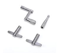 CHICIRIS Set Chiavi per Batteria, Strumenti per Accordatura in Metallo Resistente per Batterie Acustiche Ed Elettroniche con Design Ergonomico e Custodia Portatile