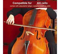 CHICIRIS SET CORDIERA PER VIOLONCELLO 4/4, CORDIERA IN LEGA DI ALLUMINIO ALTA ALTA RESISTENZA CON SOSTITUZIONE DEL CORDON