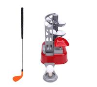 CHICIRIS Set da Gioco con Palla da Club per Bambini al Coperto, Design Modulare per Il Colpo del Piede con Giocattolo Sportivo per Bambini Portatile per Giochi All'aperto al Coperto con (Rosso)