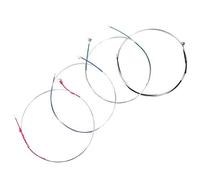 CHICIRIS Set di 4 Corde per Violino, Set di Corde in Acciaio Inossidabile Color Argento per 4 Violini, Tono Brillante, Rumore Ridotto, Facile Sostituzione per gli Studenti Che Praticano le Prestazioni