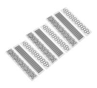 CHICIRIS Set di 9 Cartelline per Goffratura in Plastica, Modello Facile da Usare per Realizzare Biglietti Fai da Te, Adatto per gli Appassionati di Lavori con la Carta