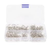 CHICIRIS Set di Ami da Pesca Tripli, Kit da Pesca da 120 Pezzi in Acciaio | Kit Triplo Ami per la Pesca in Mare, Design a Forte Penetrazione, Resistente Alla Corrosione, Custodia Portatile, Adatto