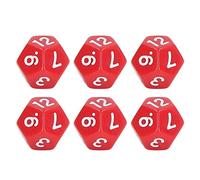 CHICIRIS Set di Dadi Poliedrici in Plastica da 40 Pezzi a 12 Facce con Numeri Grandi e Facili da Leggere per Giochi da Tavolo per Feste in Famiglia, Pub, Club, Mini Giochi, Insegnamento Scolastico