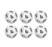 CHICIRIS Set di Dadi Poliedrici in Plastica da 40 Pezzi a 12 Facce con Numeri Grandi e Facili da Leggere per Giochi da Tavolo per Feste in Famiglia, Pub, Club, Mini Giochi, Insegnamento Scolastico