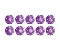 CHICIRIS Set di Dadi Poliedrici in Plastica da 40 Pezzi a 12 Facce con Numeri Grandi e Facili da Leggere per Giochi da Tavolo per Feste in Famiglia, Pub, Club, Mini Giochi, Insegnamento Scolastico