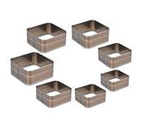 CHICIRIS Set di Fustelle per Fustelle di Cere D'arte di Grado Professionale - Modello di Stampo da Punzonatura in Pelle Ad Alta velocità Resistente - 7 Pezzi da 20-50 Mm Tagliente per Progetti Fatti