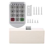 CHICIRIS Set di Kit di Serratura Elettronica per Armadio, Pannello in Plastica ABS Tastiera Elettronica Digitale Intelligente con Password Numero di Serratura con Codice per Porta