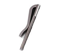 CHICIRIS Set di Morsetti/Supporto per il Supporto per 5, Clamp/Holder per Portafoglio in Metallo Elettroplativo, Estendono Spazio Extra per Contanti, Bollette, Tono D'argento, Base a Molla Forte