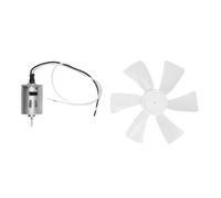 CHICIRIS Set di Pale per Ventola di Sfiato per da 6 Pollici Kit Completo Flusso D'aria Efficiente per con Motore da 12 V e Interruttore di Controllo