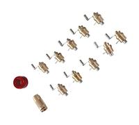 CHICIRIS Set di Strumenti per la Riparazione di Orologi in Ottone Kit di Avvolgitore a Molla per Orologi Facile da Trasportare con Scatola di Immagazzinaggio in bambù per Vari Movimenti