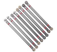 CHICIRIS Set di Tiranti in Alluminio Premium per Cingolato Axial SCX10 in Scala 1/10, Aste di Collegamento in Metallo Leggere e Durevoli con Dimensioni Multiple per gli Appassionati di RC (Ti colore)