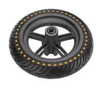 CHICIRIS Set Mozzi Ruota Posteriore, Cellulare in Gomma in Lega di Alluminio per Scooter Elettrico M365 Pro da 8,5 Pollici, Design Resistente Agli Urti e Senza Forature (YELLOW)