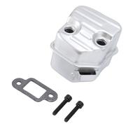 CHICIRIS Silenziatore per Motosega, Silenziatore di Scarico in Acciaio per MS181 MS181C MS171 con Riduzione del Rumore e Protezione del Motore, Sostituisce OEM 1139 140 0604