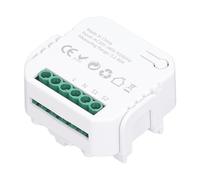 CHICIRIS Smart Wifi Energy Meter Real-Time Performance Monitor for Living and Commercial Control per il Controllo con la Protezione Sovraccarico per (WHITE)