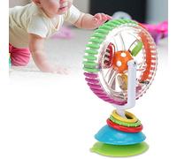 CHICIRIS Sonaglio per Bambini, Design Morbido e Colorato (New rotating | Aspirazioni per il passeggino, migliora le capacità di presa, sicuro ed ecologico