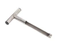 CHICIRIS Sonda Campionatore di Terreno in Acciaio Inossidabile Robusto, Kit di Analisi del Suolo Efficiente con Sacchi da Campione Riutilizzabili, Ideale per Giardino, Prato, Silvicoltura