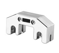 CHICIRIS Sordina per Esercitazione per Violoncello, Silenziatore in Metallo Regolabile per, per la Riduzione del Volume Sul Ponte dello Strumento (BA36A Argento)