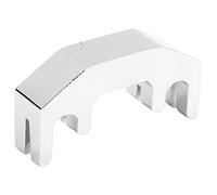 CHICIRIS Sordina per Violino, Silenziatore in Metallo per Esercitarsi, Design Portatile per Violini 1/2 4/4, Ideale per Principianti e Musicisti Avanzati (SILVER)