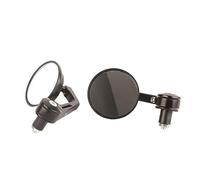 CHICIRIS Specchietti Retrovisori Moto Universali Cromati 7/8 con Design a Testa Girevole Facile Regolazione e Diametro Esterno di 22 Mm [IP65] per Uso Interno o Esterno della Moto