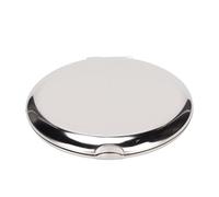 CHICIRIS Specchio Compatto Viaggio Viaggio Specchio a Tasca a Doppia Faccia in Acciaio Inossidabile Portatile Pieghevole per Acconciatura per il Trucco con Design Fai - -te Vuoto (Girare)
